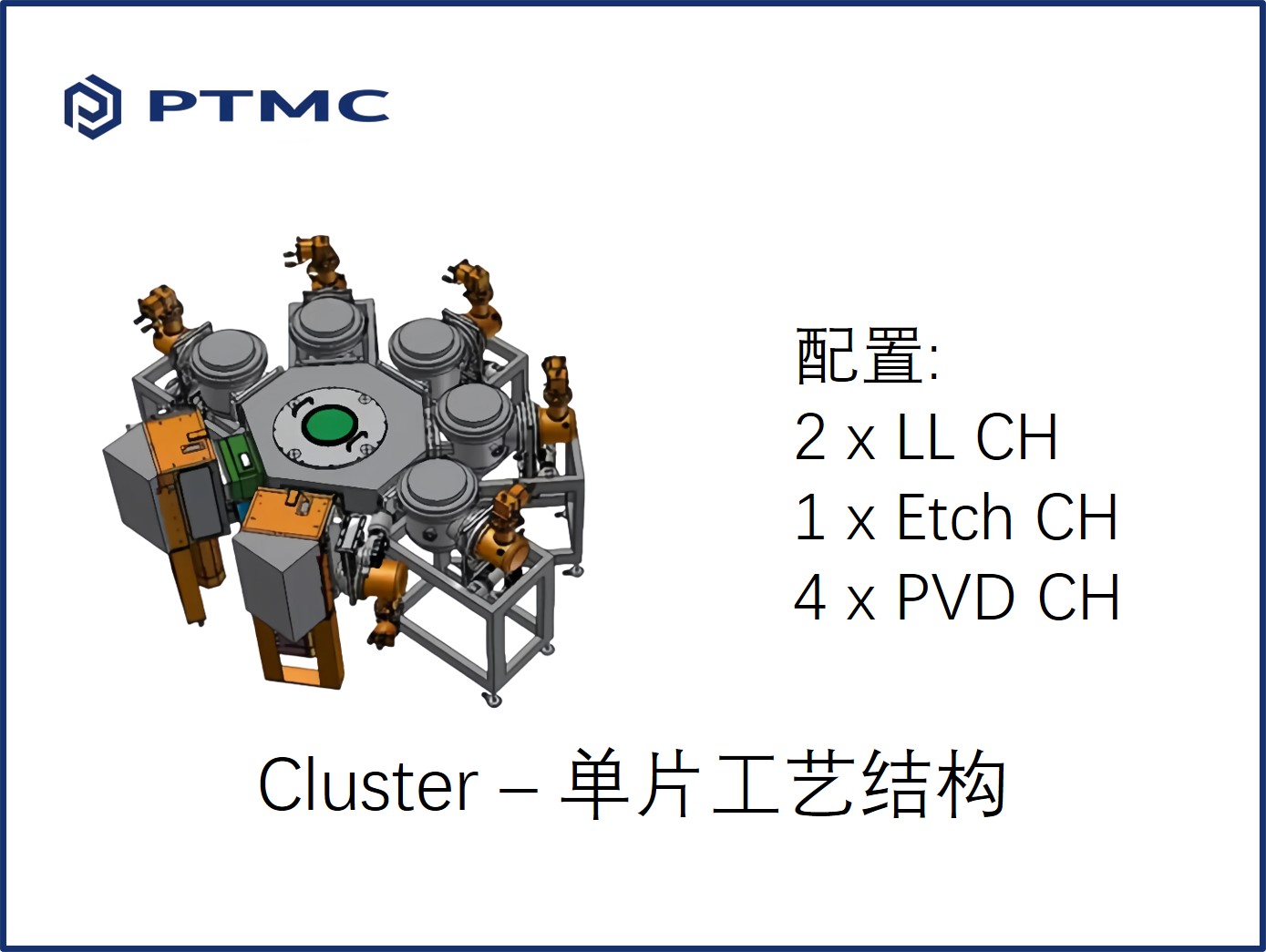 Cluster 单片溅射工艺设备